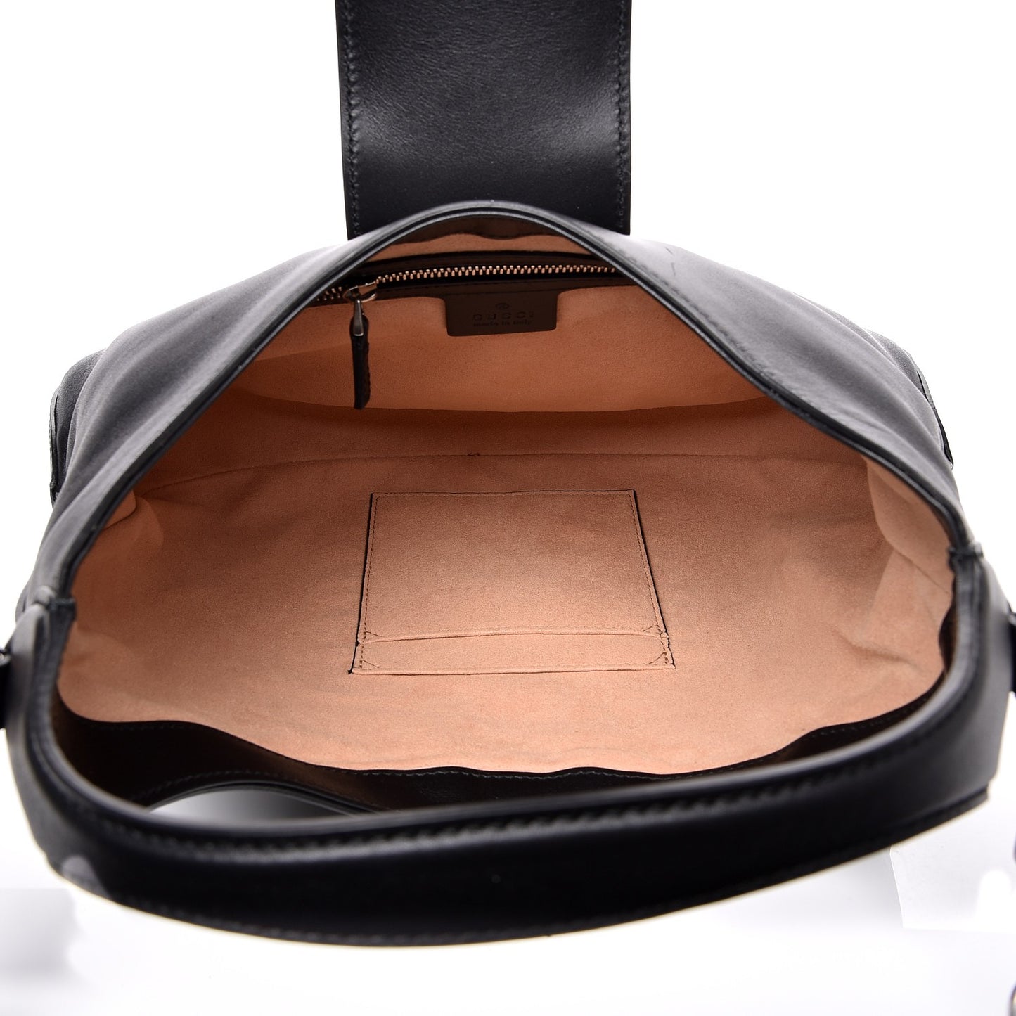 Calfskin Web Stripe Small Dionysus Hobo Black