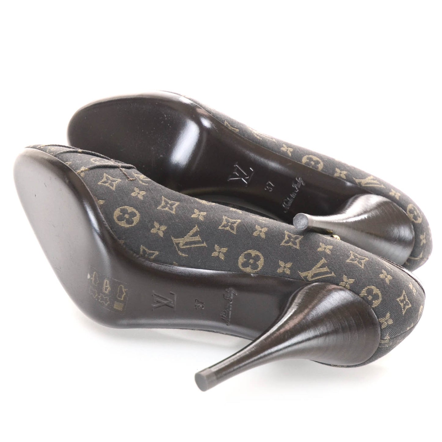 Mini Lin Monogram Heels Pumps Ebene 37