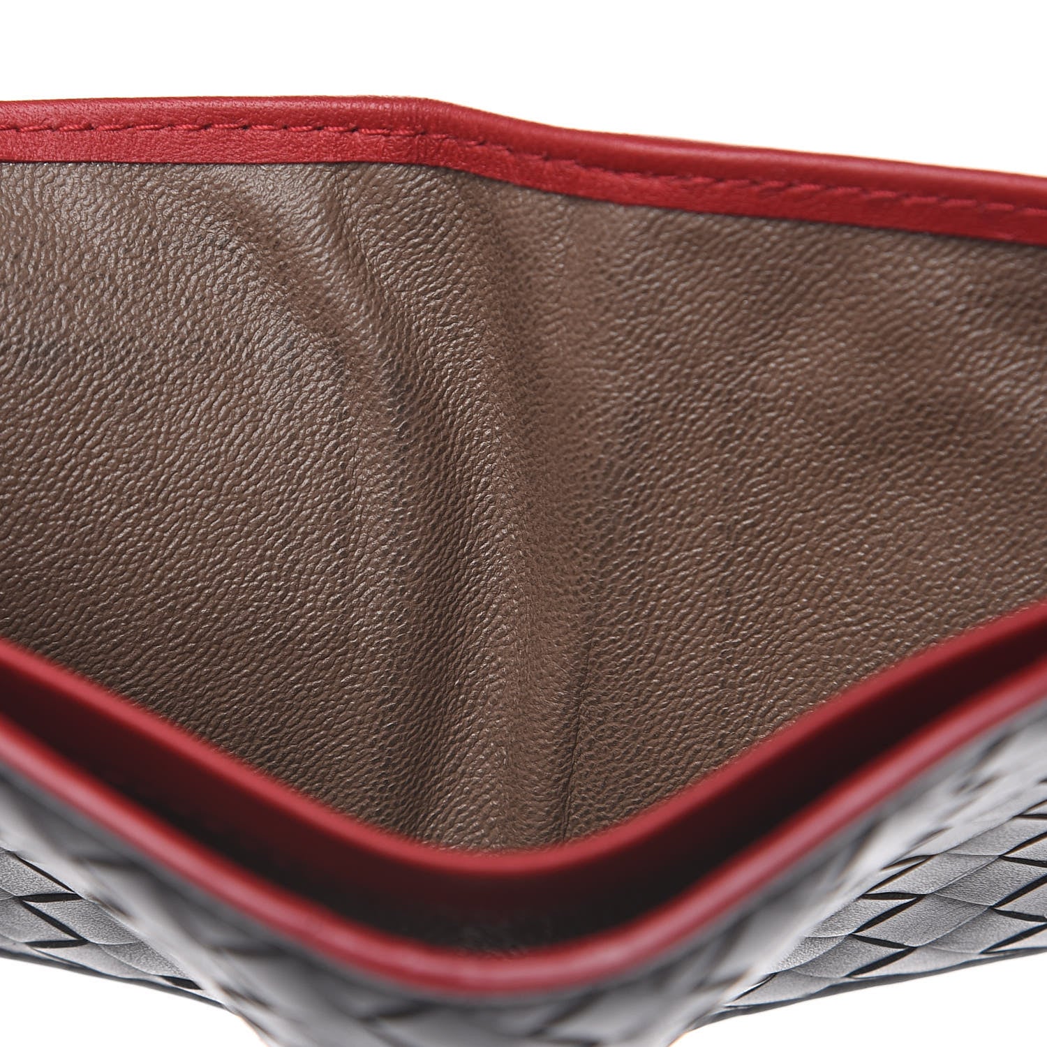 Bottega Veneta Nappa Intrecciato Bi-Fold Wallet Black Multicolor 9 of 11