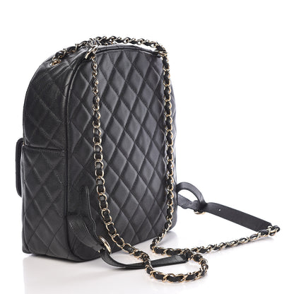 Chanel Caviar Quilted Large CC Day Backpack Black 3 of 10