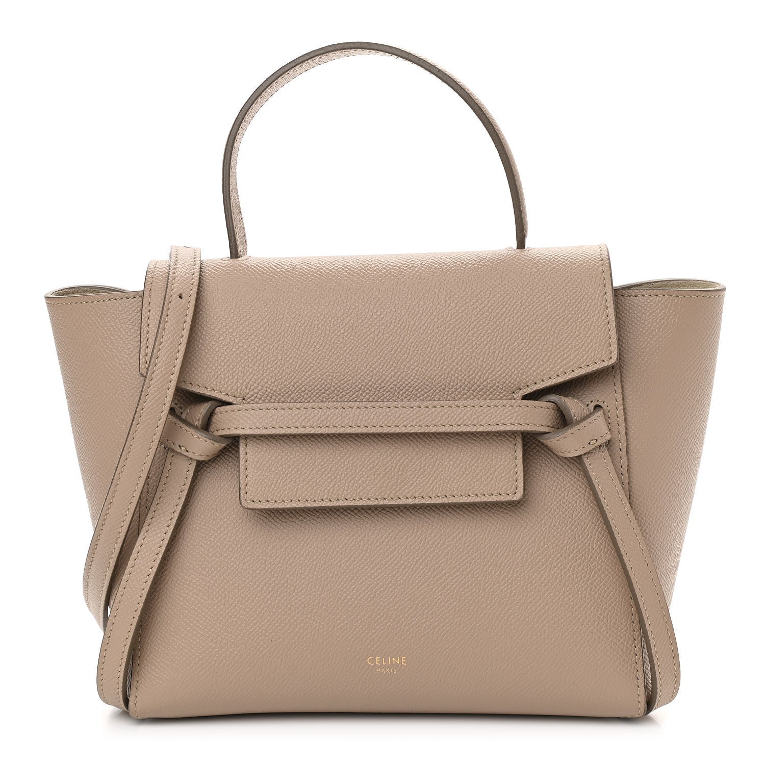 Celine Grained Calfskin Nano Belt Bag Light Taupe 1 of 11