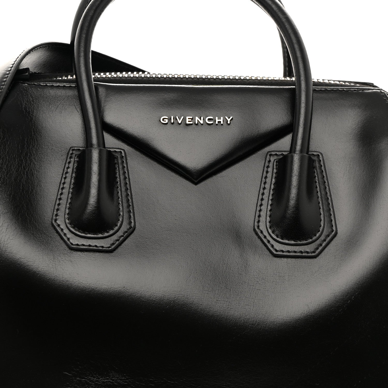 Givenchy Shiny Lord Calfskin Medium Antigona Black 8 of 14