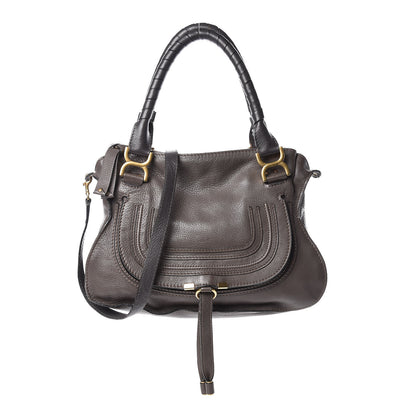 Chloe Calfskin Medium Marcie Satchel Ash 1 of 23