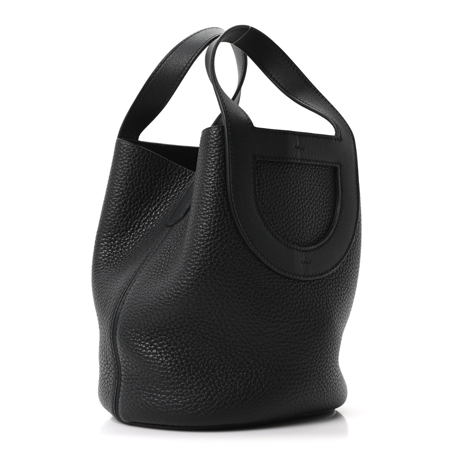 Hermes Taurillon Clemence Swift In-The-Loop 18 Bag Black 3 of 11