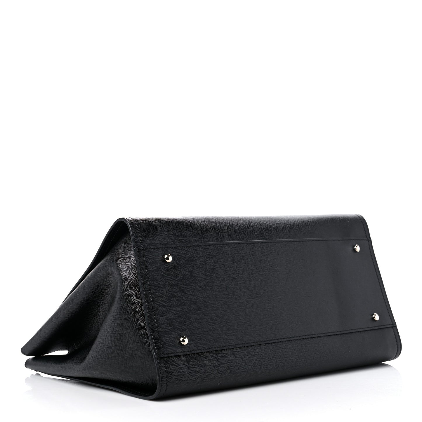 Caviar Medium Studded Deauville Tote Black