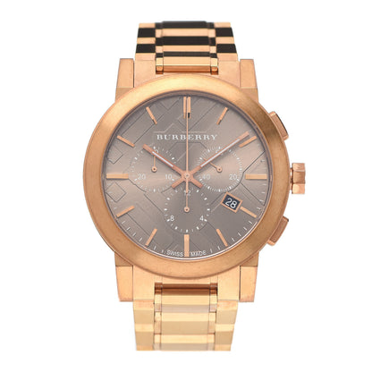 Burberry Stainless Steel 42mm Chronograph Quartz Watch Taupe BU9353 1 of 6