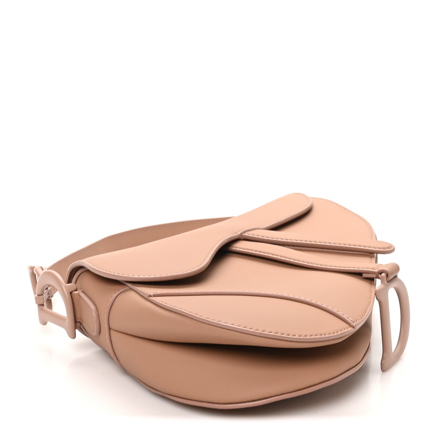 Christian Dior Ultra Matte Calfskin Saddle Bag Blush 4 of 10