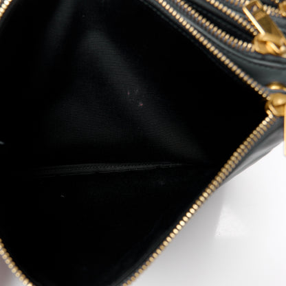 Celine Lambskin Large Trio Crossbody Bag Medium Storm 7 of 11