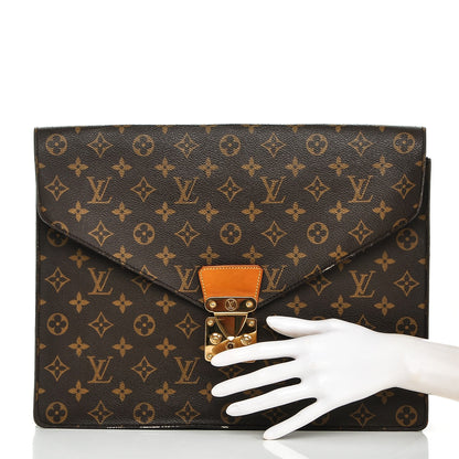 Louis Vuitton Monogram Porte-Documents Senateur Document Holder 2 of 6