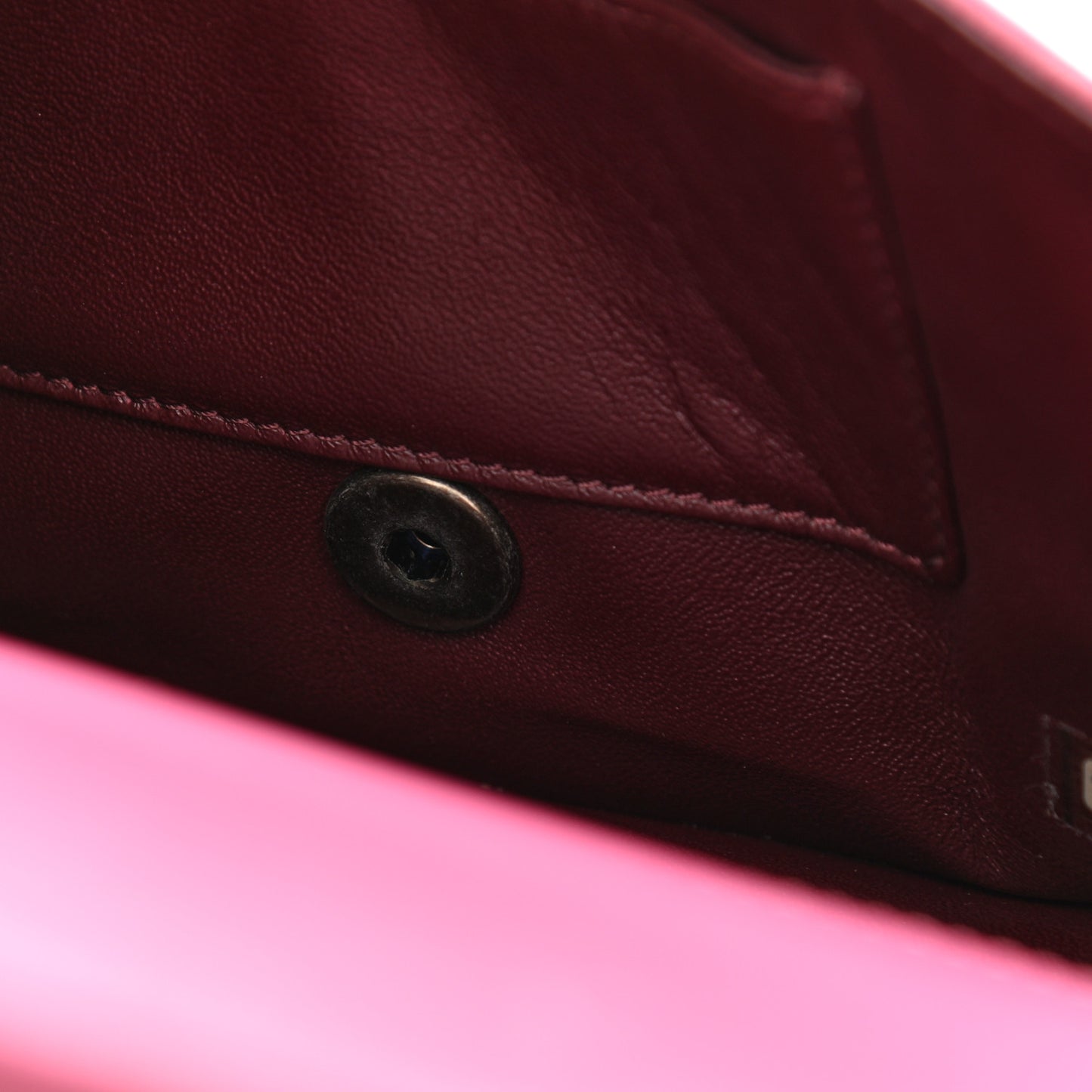 Lambskin Quilted Medium Crossing Times Flap Pink