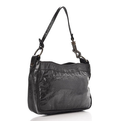 Balenciaga Chevre Classic Hardware Shoulder Bag Black 3 of 9