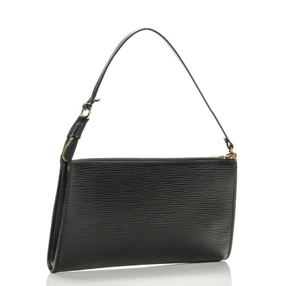 Louis Vuitton Epi Pochette Accessories 24 Black 3 of 6