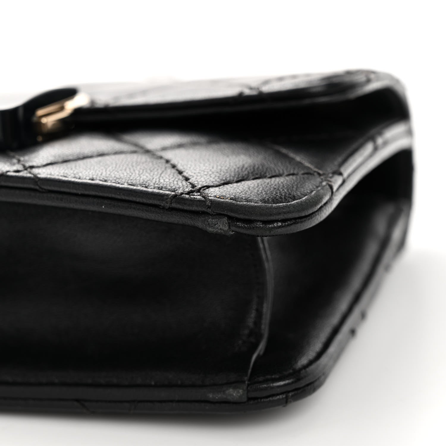 Chanel Sheepskin Quilted Mini Beauty Lock Flap Black 11 of 12