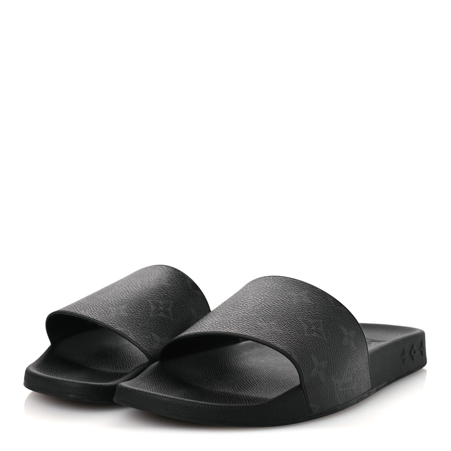 Monogram Eclipse Mens Waterfront Mules 7 Black