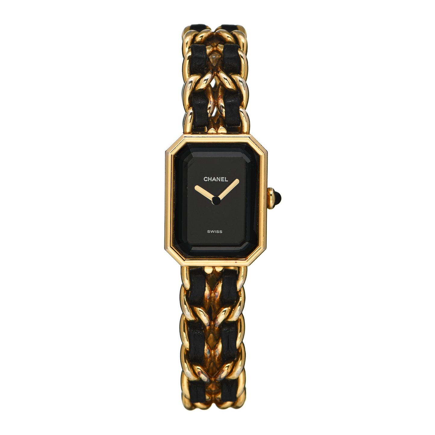 Stainless Steel Lambskin 20mm Chain Premiere Quartz Watch Gold L