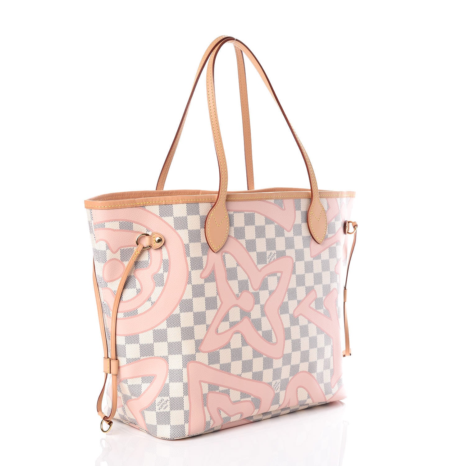 Louis Vuitton Damier Azur Tahitienne Neverfull MM 4 of 10