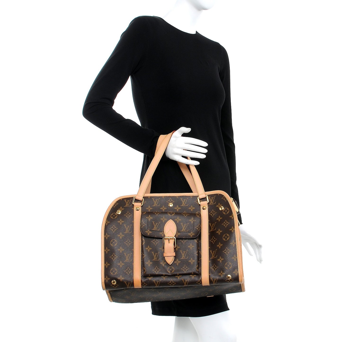 Monogram Baxter GM Dog Pet Carrier