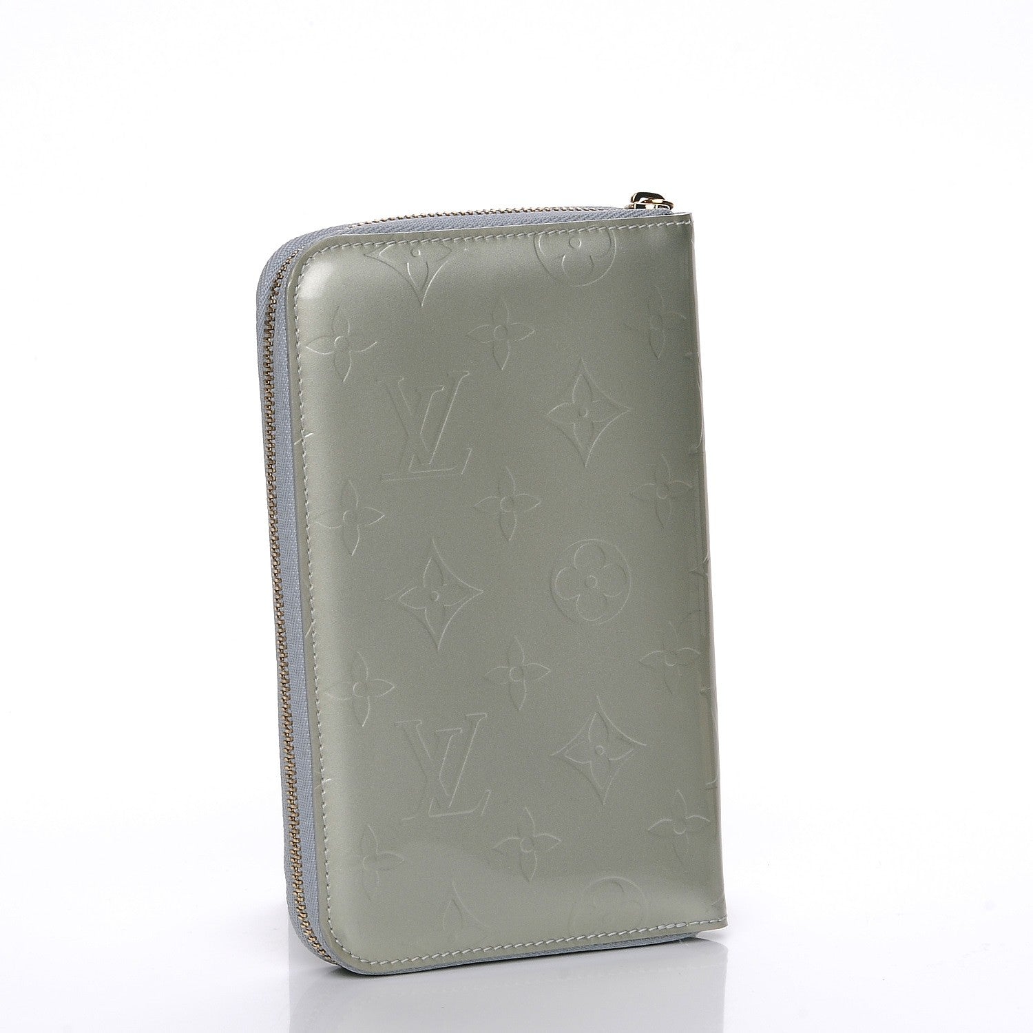 Louis Vuitton Vernis Broome Zip Wallet Gris 3 of 8