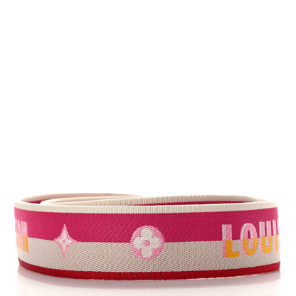 Louis Vuitton Jacquard Speedy Bandouliere 20 Shoulder Strap Fuchsia 2 of 3