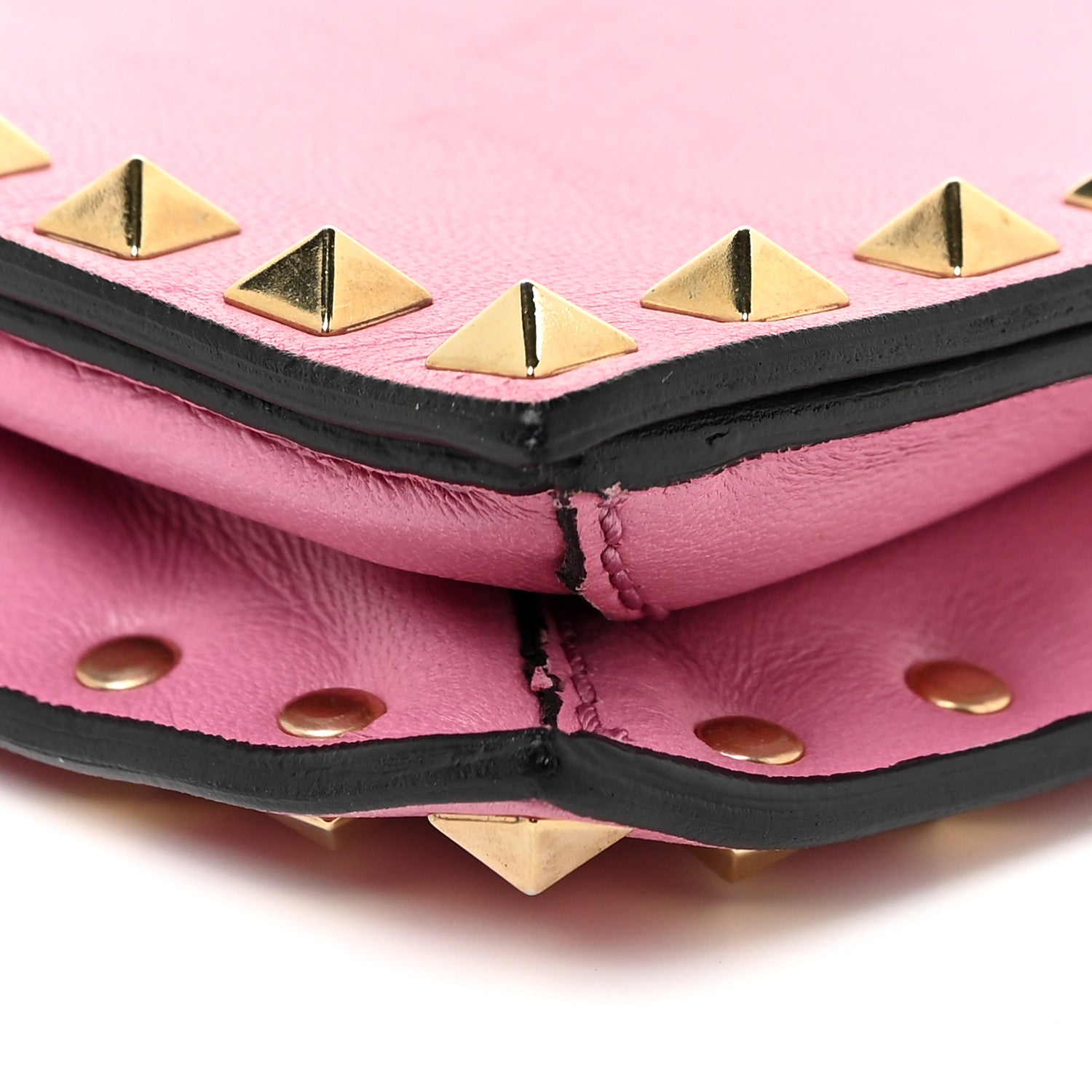Valentino Garavani Nappa Rockstud Wristlet Clutch Ninphea 9 of 19