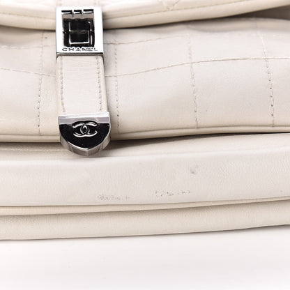 Chanel Lambskin Quilted Accordion Mademoiselle Flap White 12 of 13