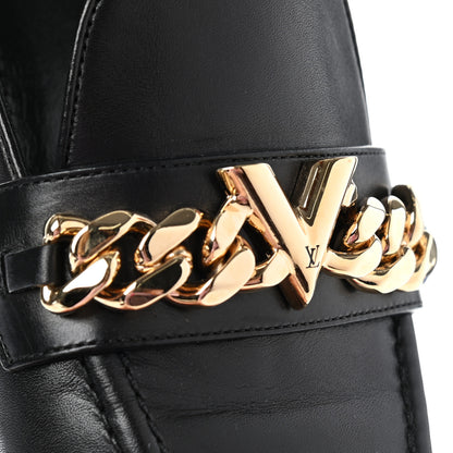 Louis Vuitton Calfskin Prime Time Flat Loafer 36 Black 9 of 9