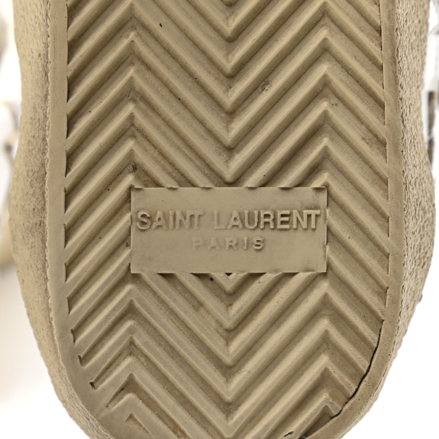 Saint Laurent Nappa Star Court Sneakers 37.5 Off White 7 of 9