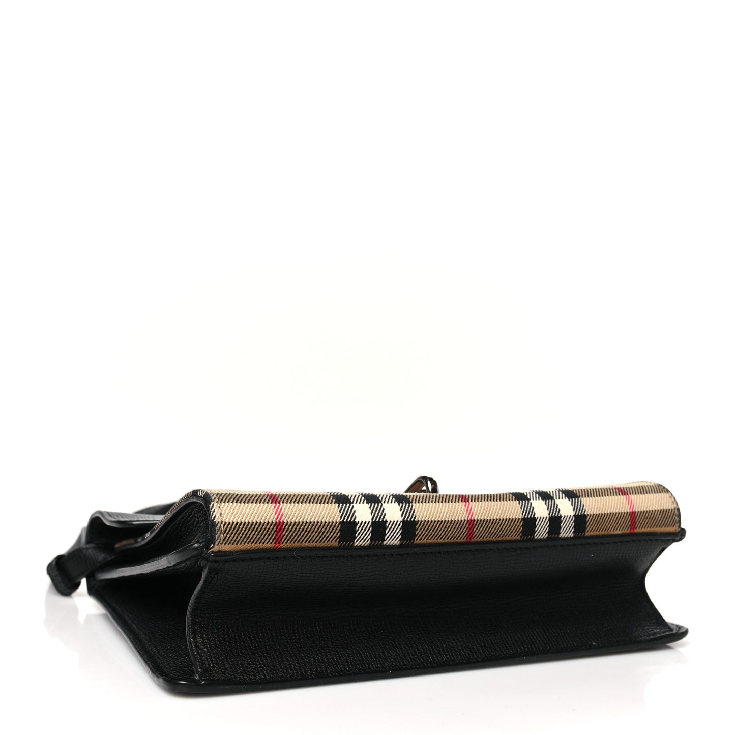 Derby Calfskin Vintage Check Small Macken Crossbody Bag Black