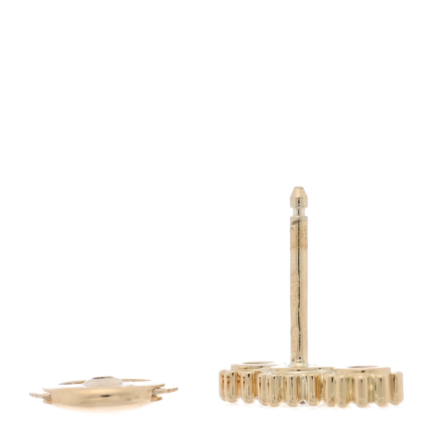 18K Yellow Gold Diamond Mimirose Single Earring