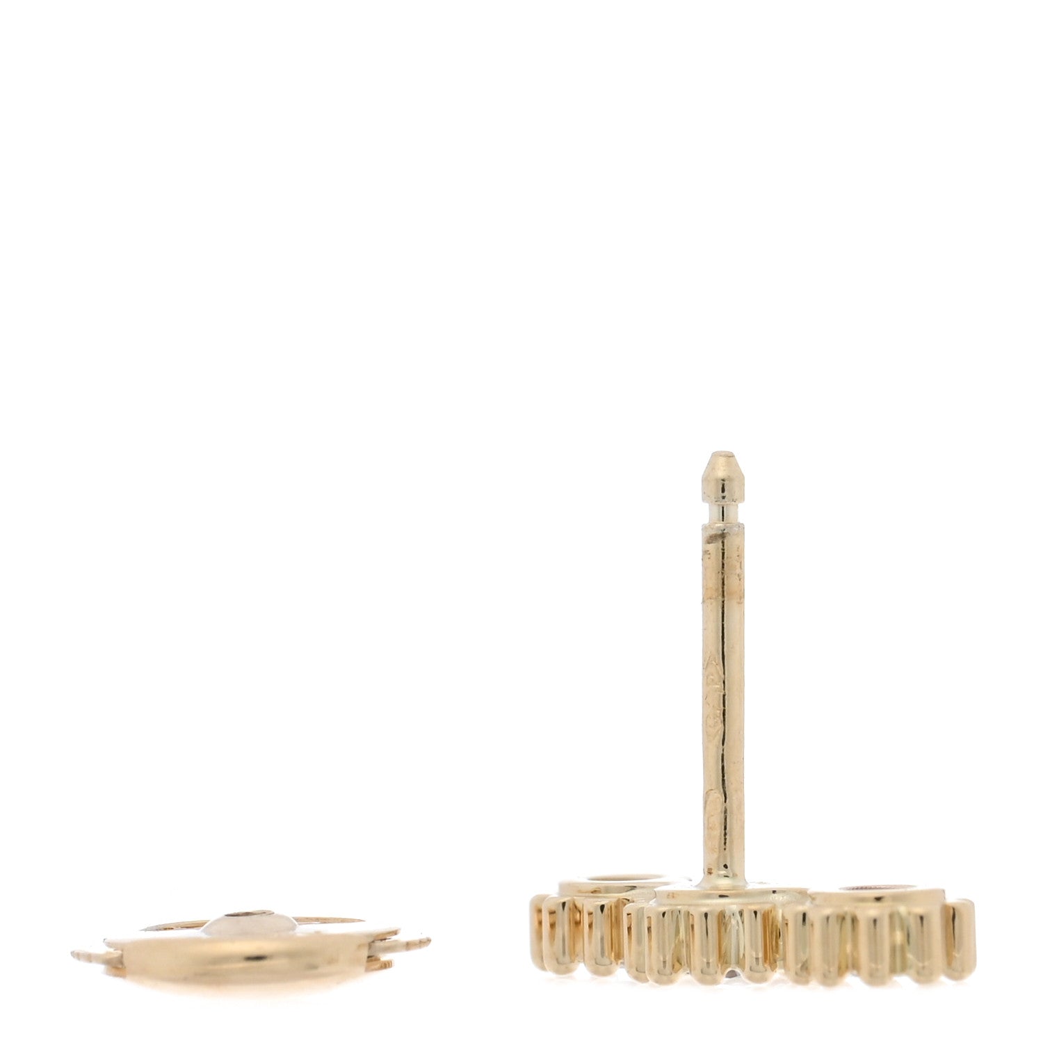 Christian Dior 18K Yellow Gold Diamond Mimirose Single Earring 3 of 5
