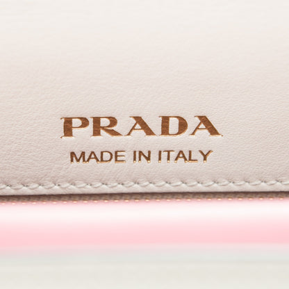 Prada Saffiano Calfskin Bibliotheque Top Handle White Begonia 6 of 6