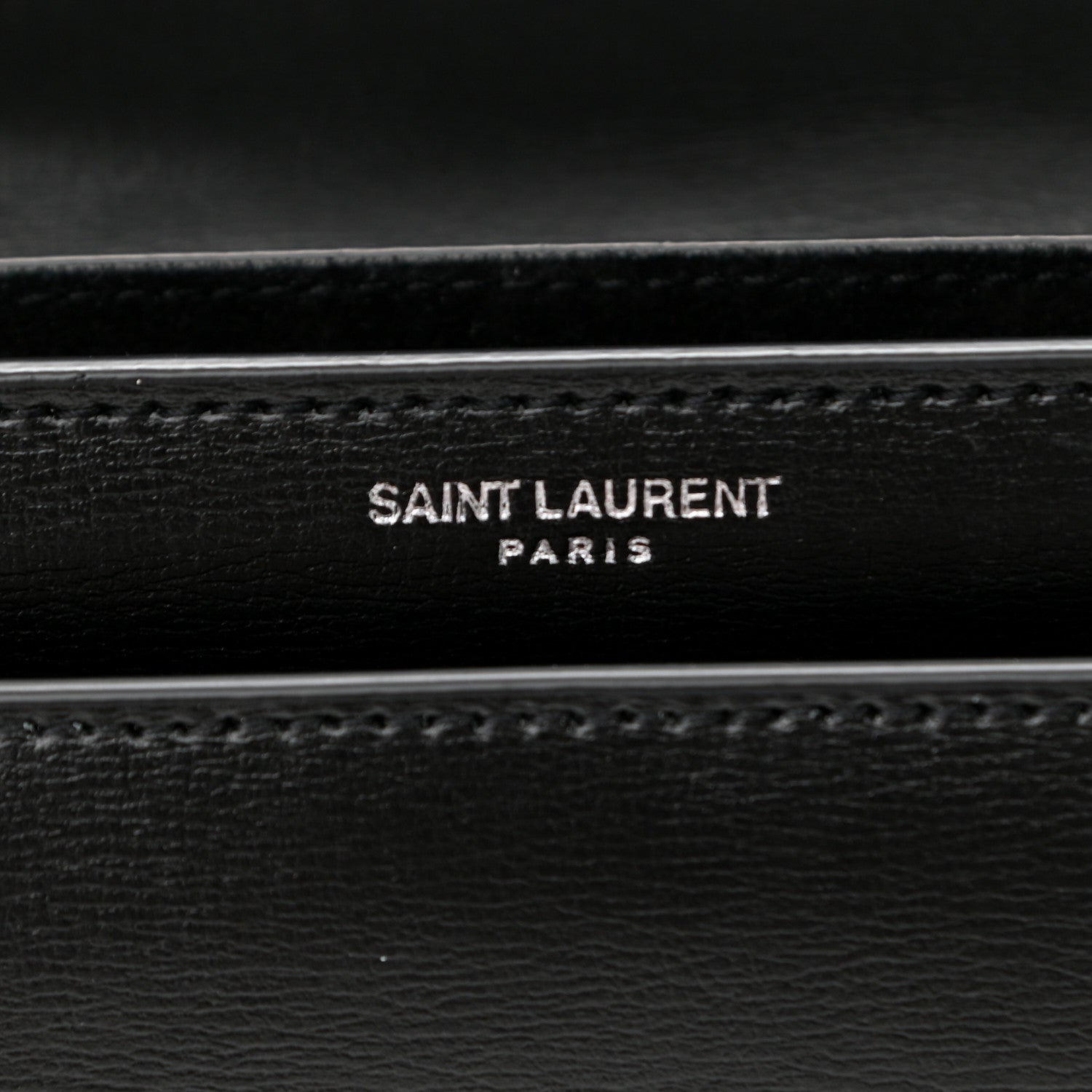 Saint Laurent Calfskin Medium Monogram Sunset Black 6 of 10