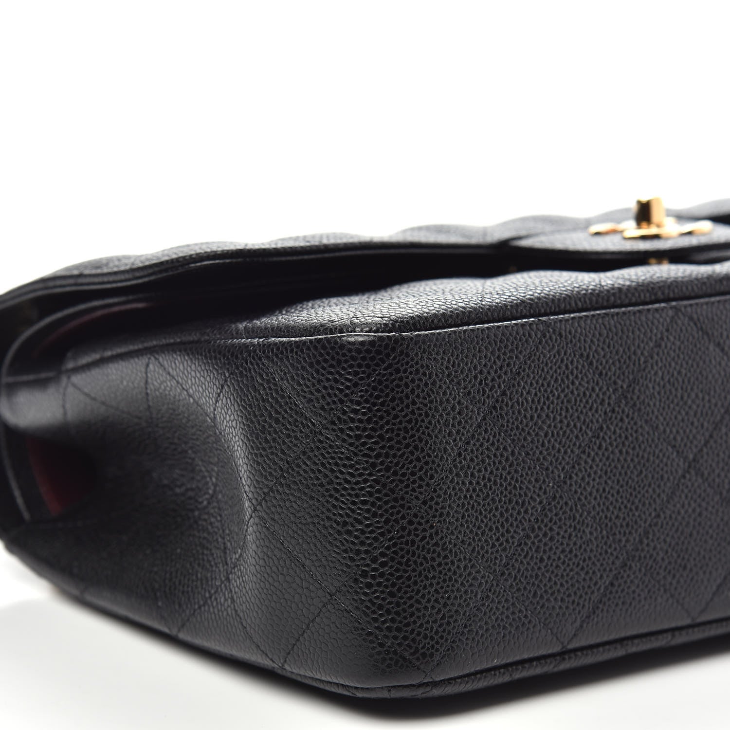 Chanel Caviar Quilted Jumbo Double Flap Black 10 of 11