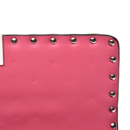 Valentino Garavani Lambskin Medium Free Rockstud Spike Shoulder Bag Shadow Pink 7 of 8