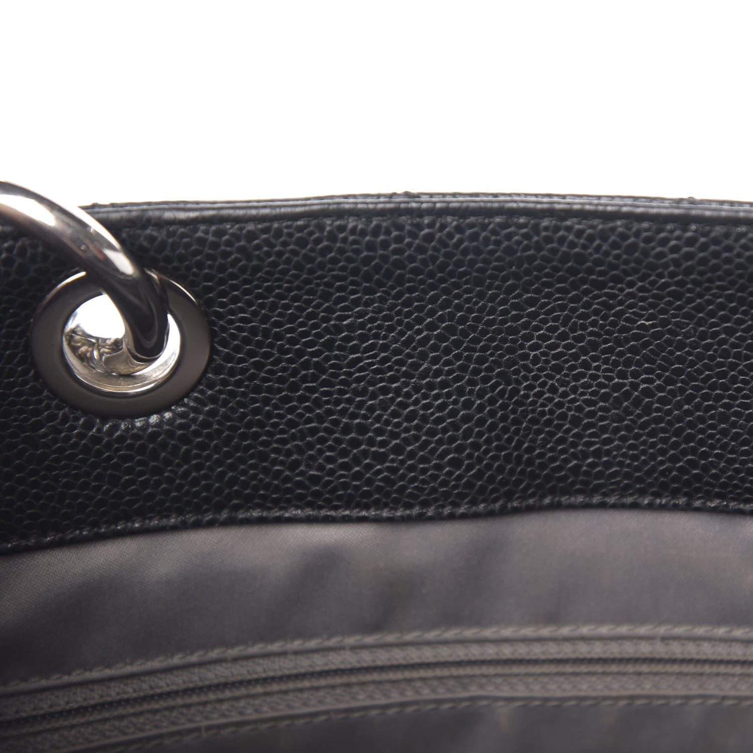 Chanel Caviar Quilted XL Grand Shopping Tote GST Black 15 of 20