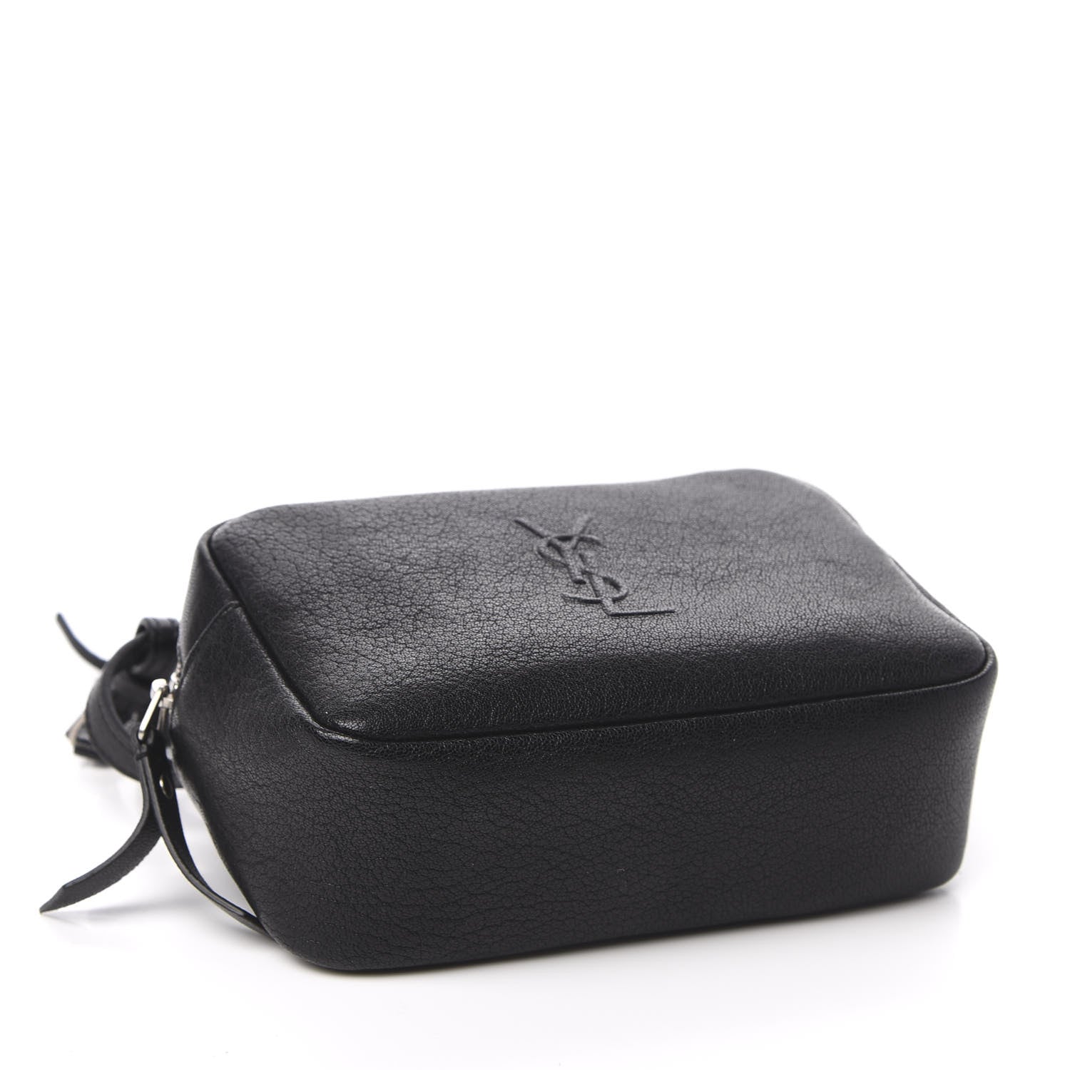 Saint Laurent Lambskin Monogram Lou Belt Bag Black 4 of 9
