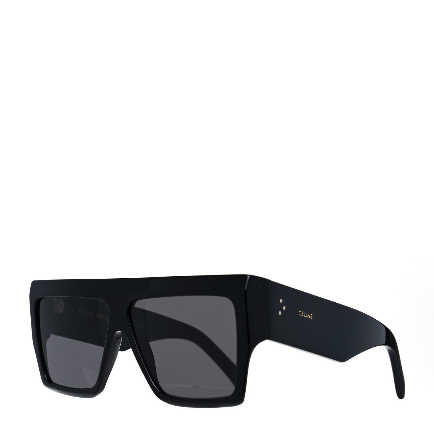 Celine Rectangular Sunglasses CL400921 Black 1 of 7