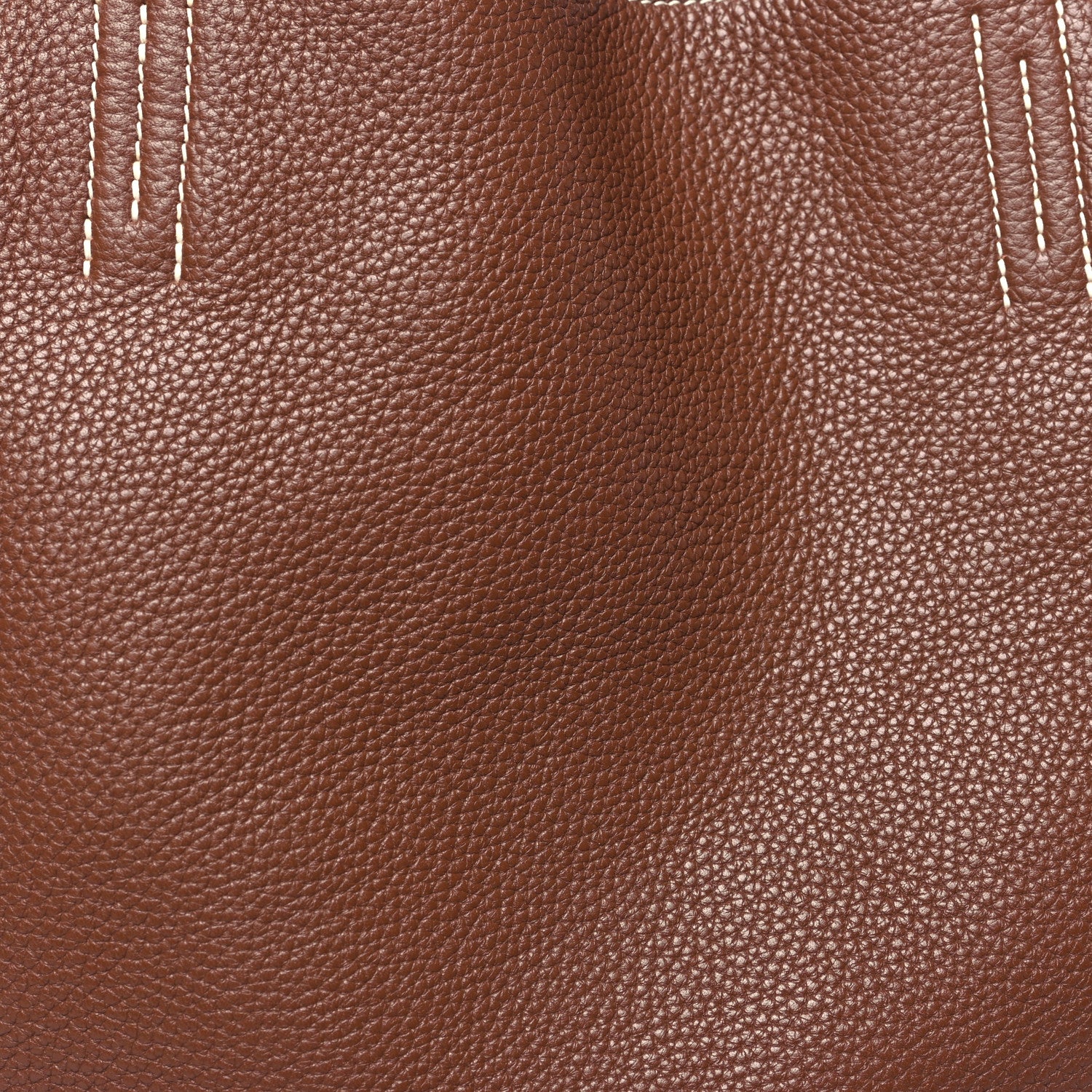 Hermes Taurillon Clemence Double Sens 36 Reversible Tote Marron Tosca 11 of 15