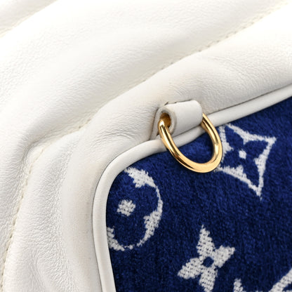 Louis Vuitton Jacquard Velvet Monogram Palm Springs Backpack Mini Blue 10 of 10