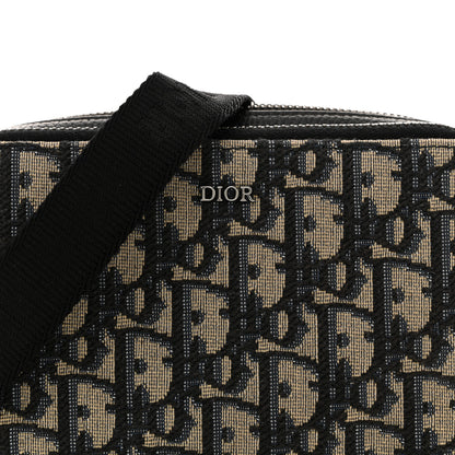 Christian Dior Oblique Pouch Navy Blue 9 of 14