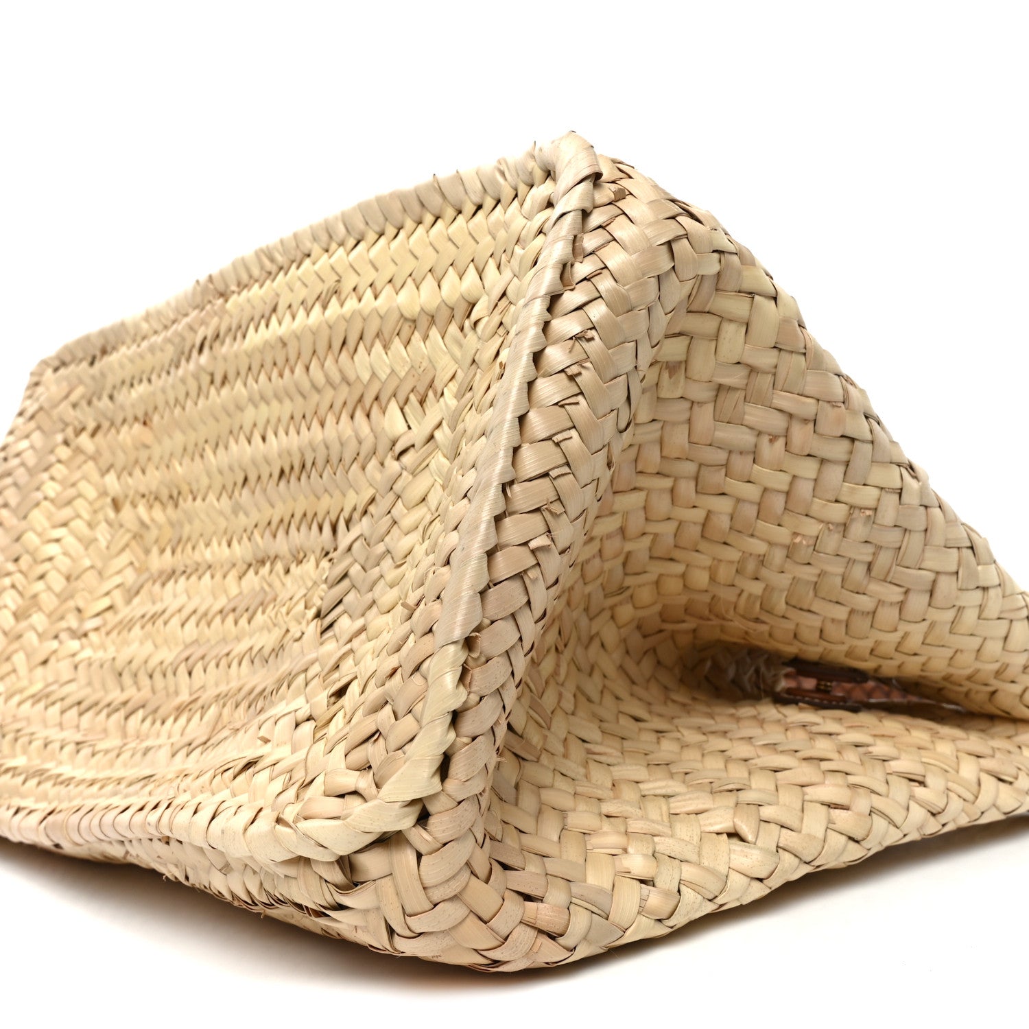 Miu Miu Raffia Braided Handle Tote Beige Cognac 1902015 – FASHIONPHILE