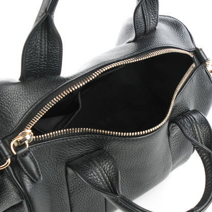 Alexander Wang Pebbled Lambskin Rocco Duffel Black Pale Gold Hardware 5 of 8