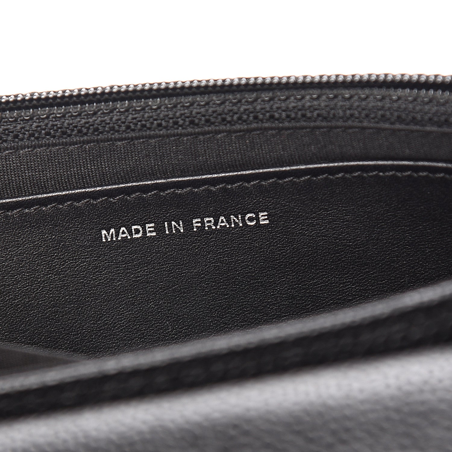 Chanel Caviar Half Moon Wallet On Chain WOC Black 6 of 10