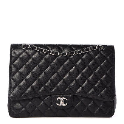 Chanel Caviar Quilted Maxi Single Flap Black 1 of 12