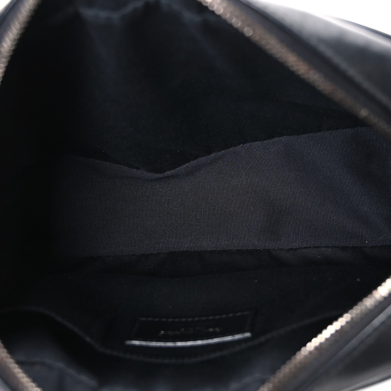 Saint Laurent Calfskin Matelasse Monogram Lou Camera Bag Black 5 of 11