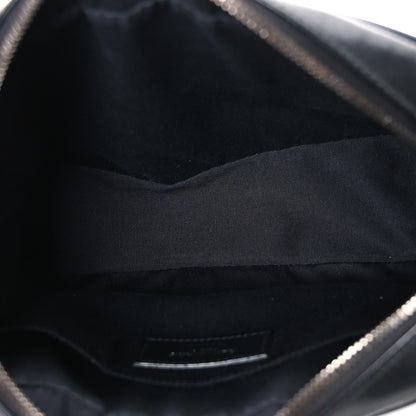 Saint Laurent Calfskin Matelasse Monogram Lou Camera Bag Black 5 of 11