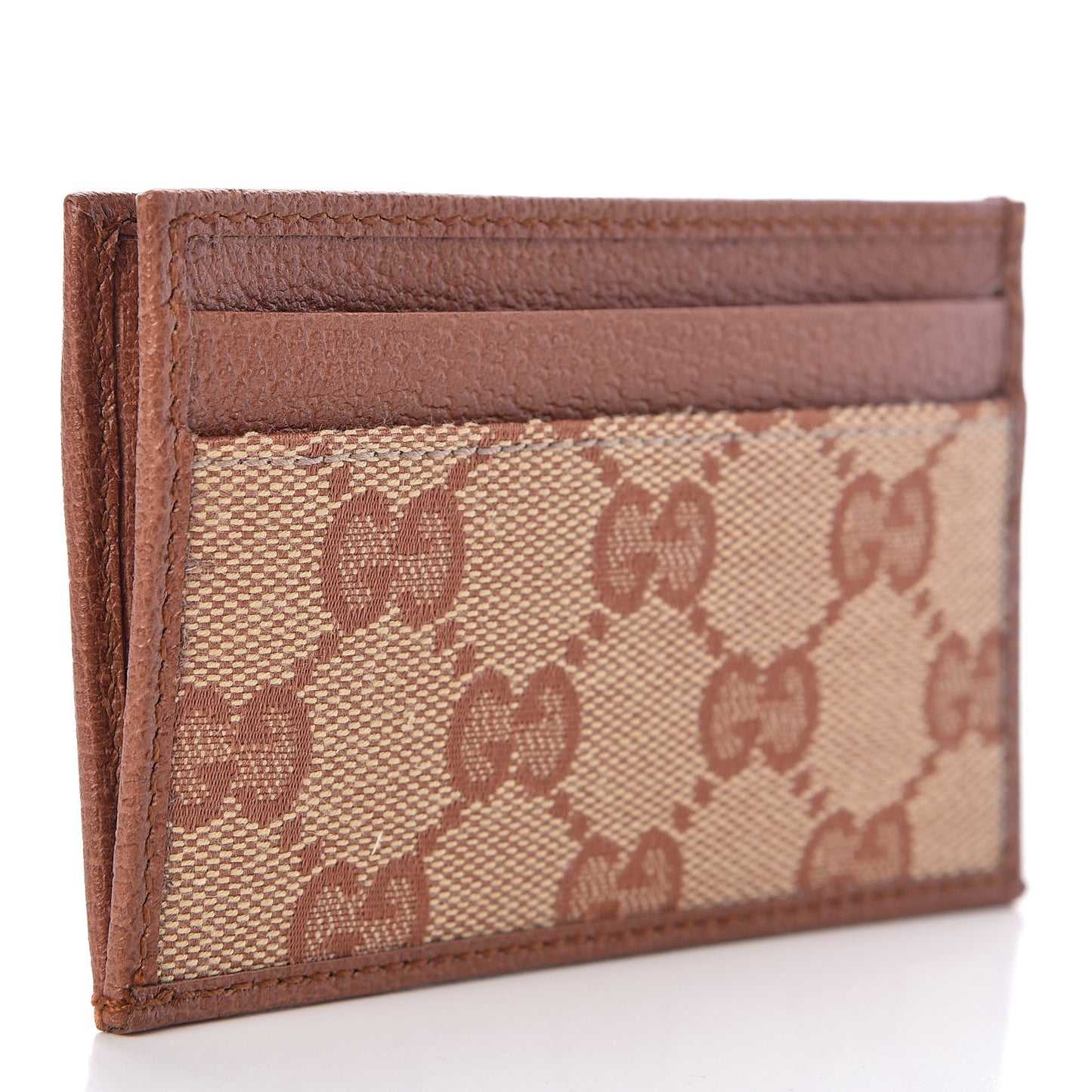 X MLB GG Monogram NY Yankees Card Holder Beige Ruggine Ivory