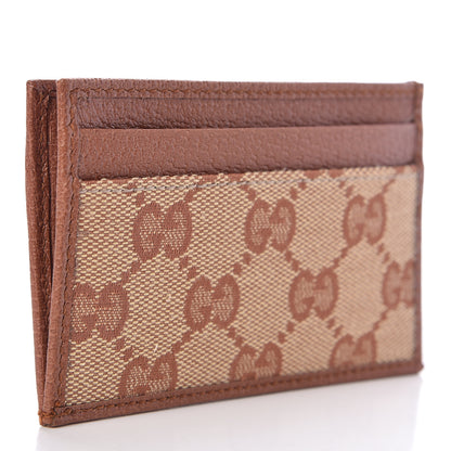 Gucci X MLB GG Monogram NY Yankees Card Holder Beige Ruggine Ivory 3 of 7