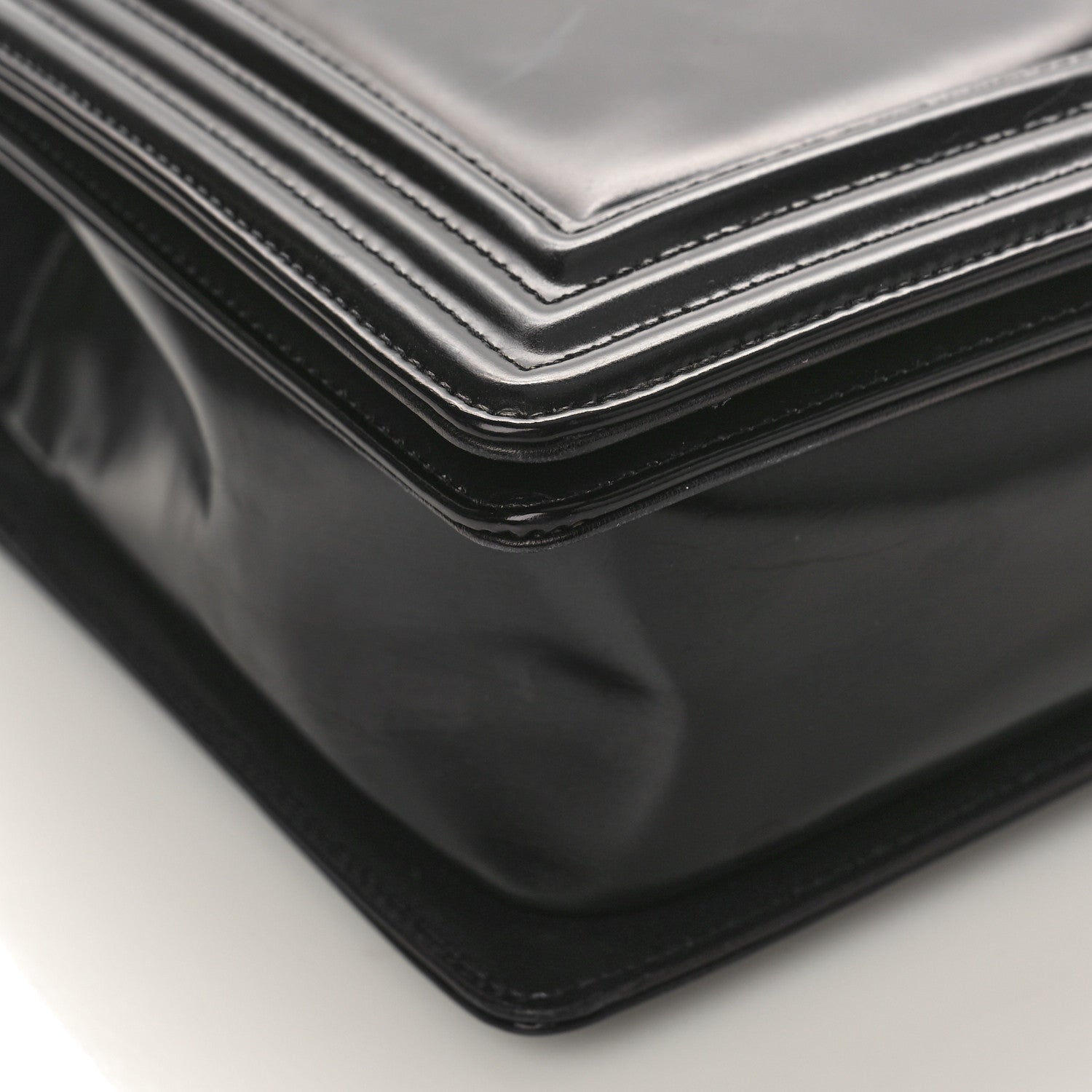 Chanel Glazed Calfskin Medium Boy Flap Black 8 of 14