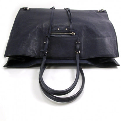 Balenciaga Veau Leather Papier A4 Tote Bleu Royal 5 of 8